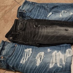 American Eagle jeans 3 pairs